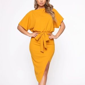 Please Hold Midi Dress - NWOT